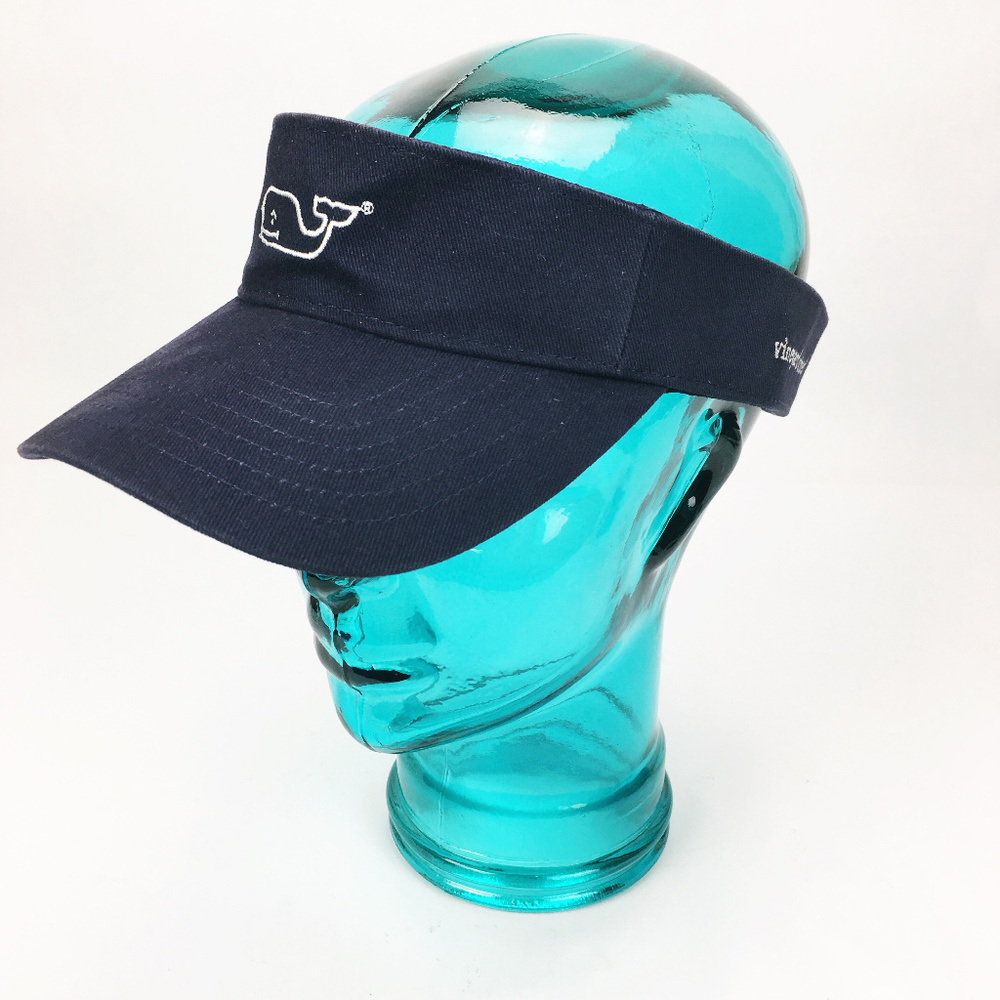 Vineyard Vines Visor Adjustable Hat Whale Logo A23